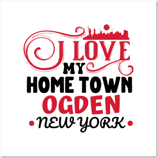I love Ogden New York Posters and Art